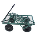 Wagon Cart Garden Cart Trucks Make It Easier To Transport Firewood Green Green Metal