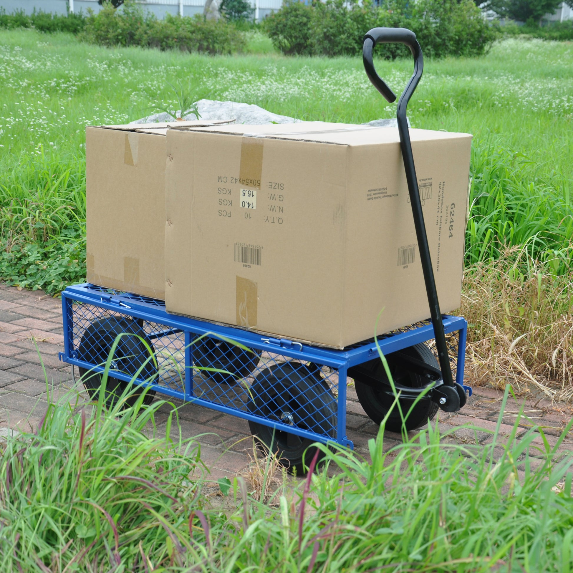 Tools Cart Wagon Cart Garden Cart Trucks Make It Easier To Transport Firewood Black Metal
