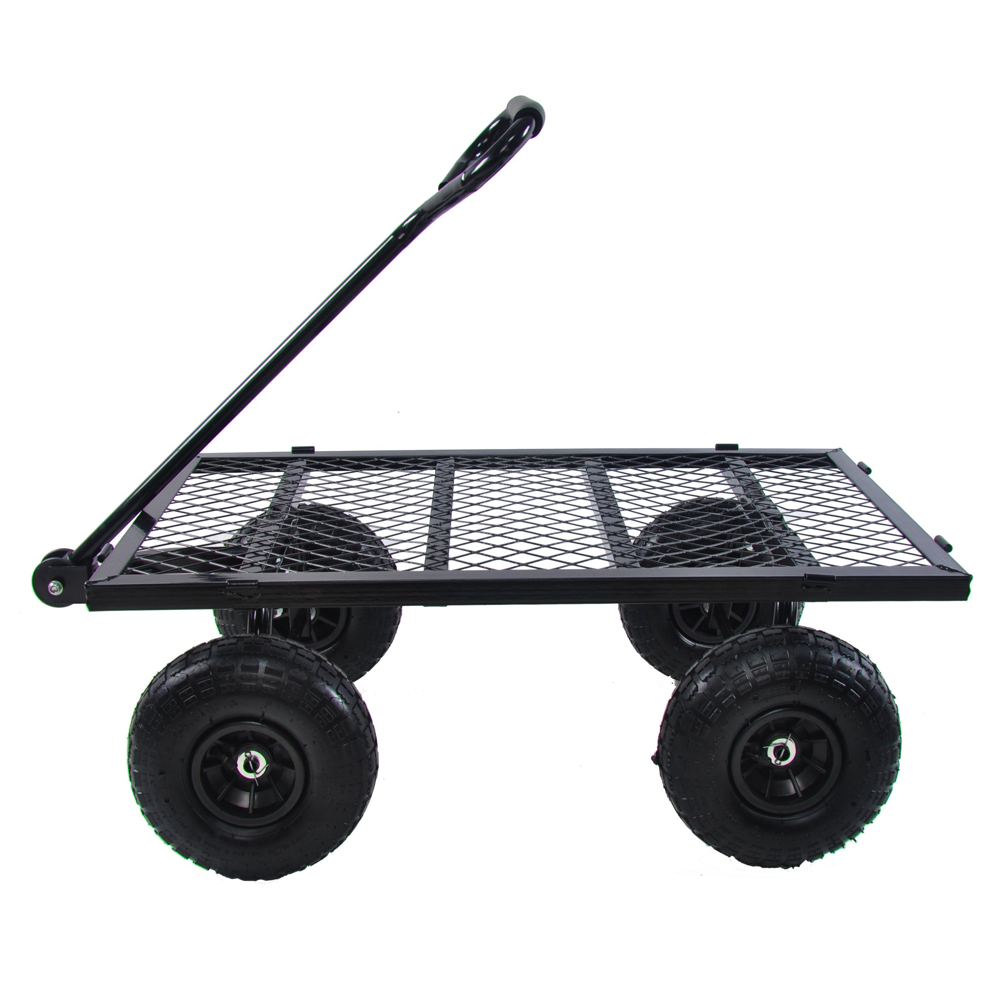 Wagon Cart Garden Cart Trucks Make It Easier To Transport Firewood Tc1840Bkg Black Metal