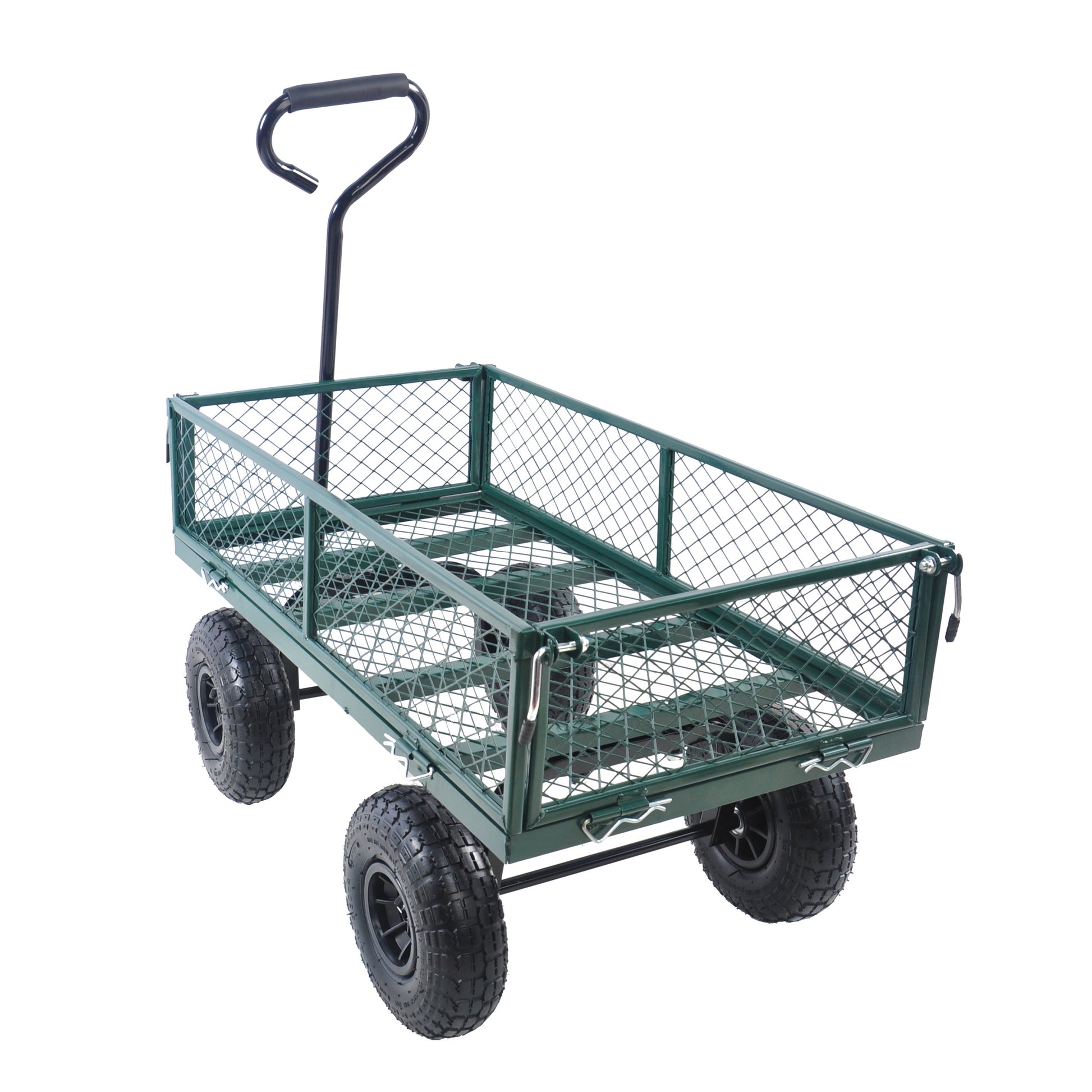 Wagon Cart Garden Cart Trucks Make It Easier To Transport Firewood Green Green Metal
