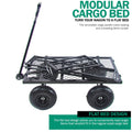 Wagon Cart Garden Cart Trucks Make It Easier To Transport Firewood Tc1840Bkg Black Metal