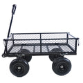 Wagon Cart Garden Cart Trucks Make It Easier To Transport Firewood Tc1840Bkg Black Metal