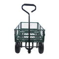 Wagon Cart Garden Cart Trucks Make It Easier To Transport Firewood Green Green Metal