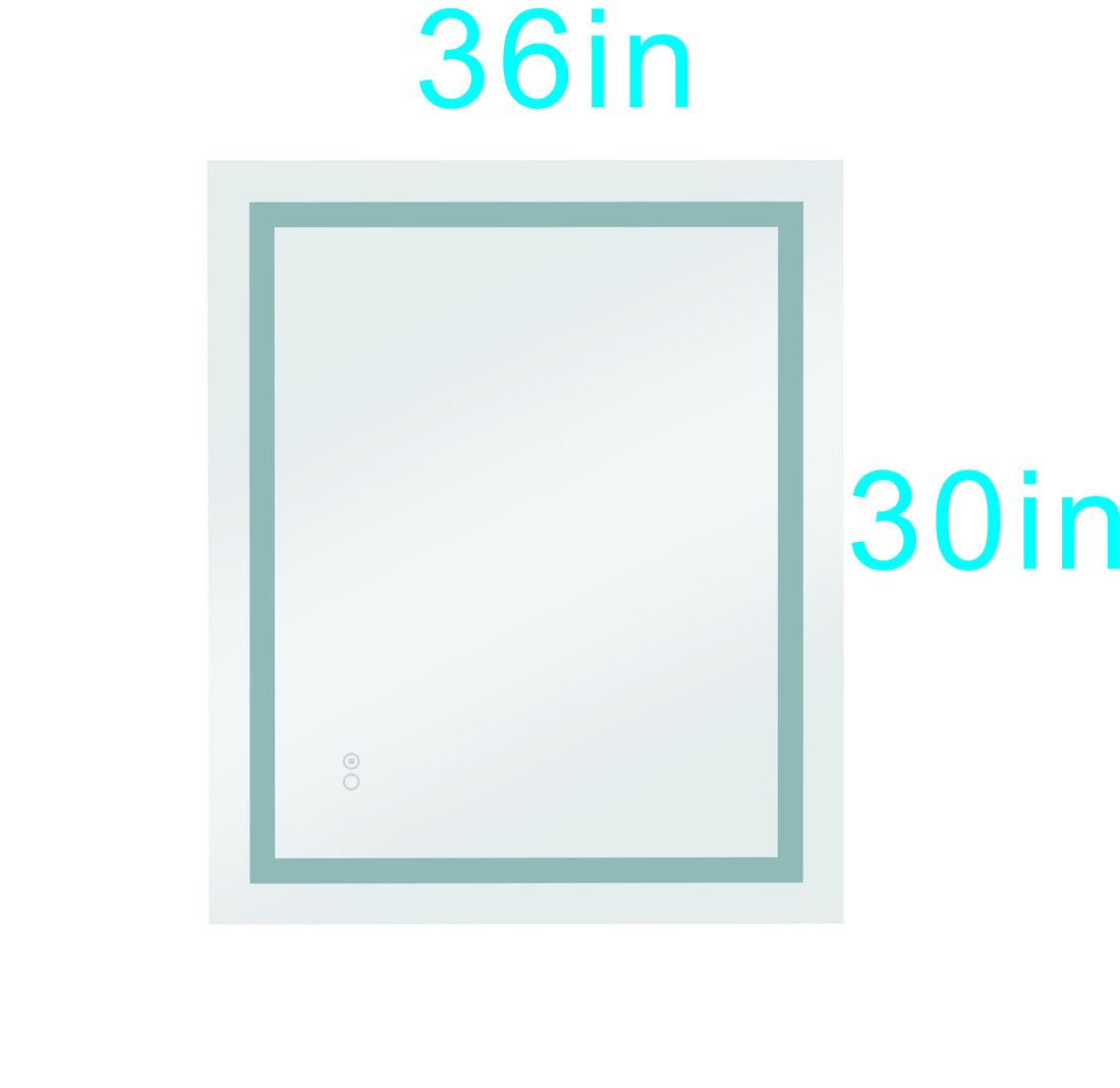 Led Mirror For Bathroom With Lights,Dimmable,Anti Fog,Lighted Bathroom Mirror With Smart Touch Button,Memory Function Horizontal Vertical White Aluminum