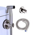 Handheld Bidet Sprayer For Toilet Brushed Nickel Brushed Nickel Stainless Steel