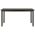 6 Piece Kitchen Dining Table Set Wooden Rectangular Dining Table, 4 Fabric Chairs And Bench Family Furniture Espresso Espresso Solid Wood