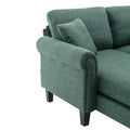 Coolmore Accent Sofa Living Room Sofa Sectional Sofa, U Shape Sectional Sofa With Ottoman, Reversible Sofa Couch For Living Room Emerald Linen Emerald Foam Linen 4 Seat
