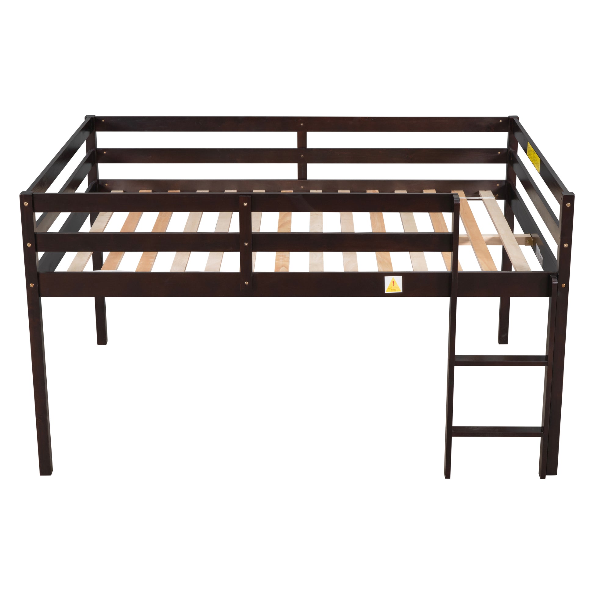 Full Loft Bed,Espresso Espresso Pine