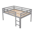 Full Loft Bed,Grey Grey Pine