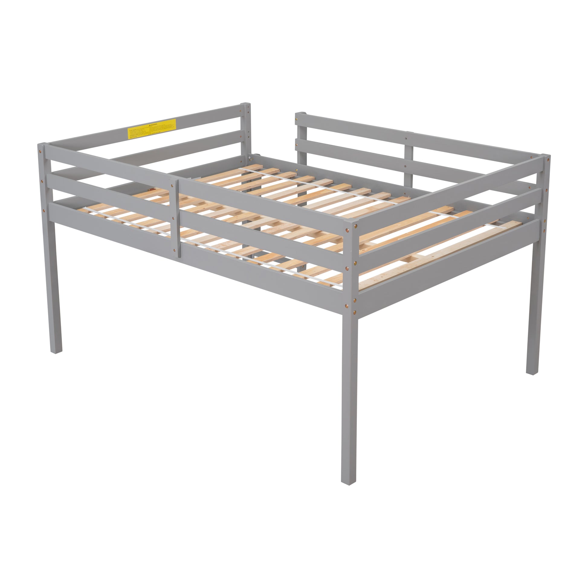 Full Loft Bed,Grey Grey Pine