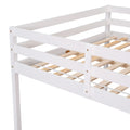 Full Loft Bed,White White Pine