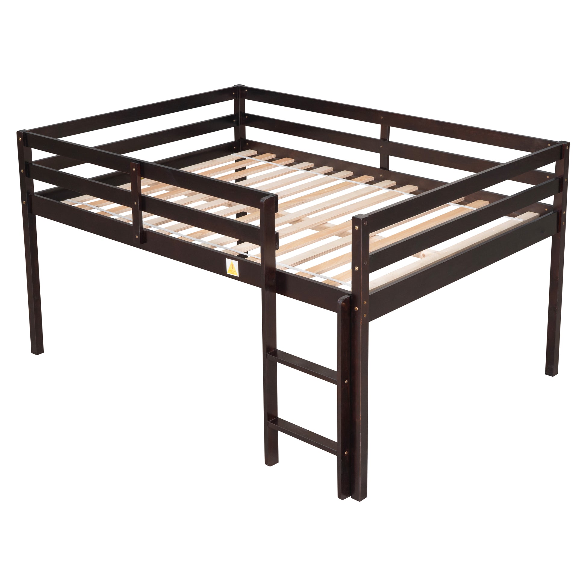 Full Loft Bed,Espresso Espresso Pine