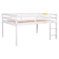 Full Loft Bed,White White Pine