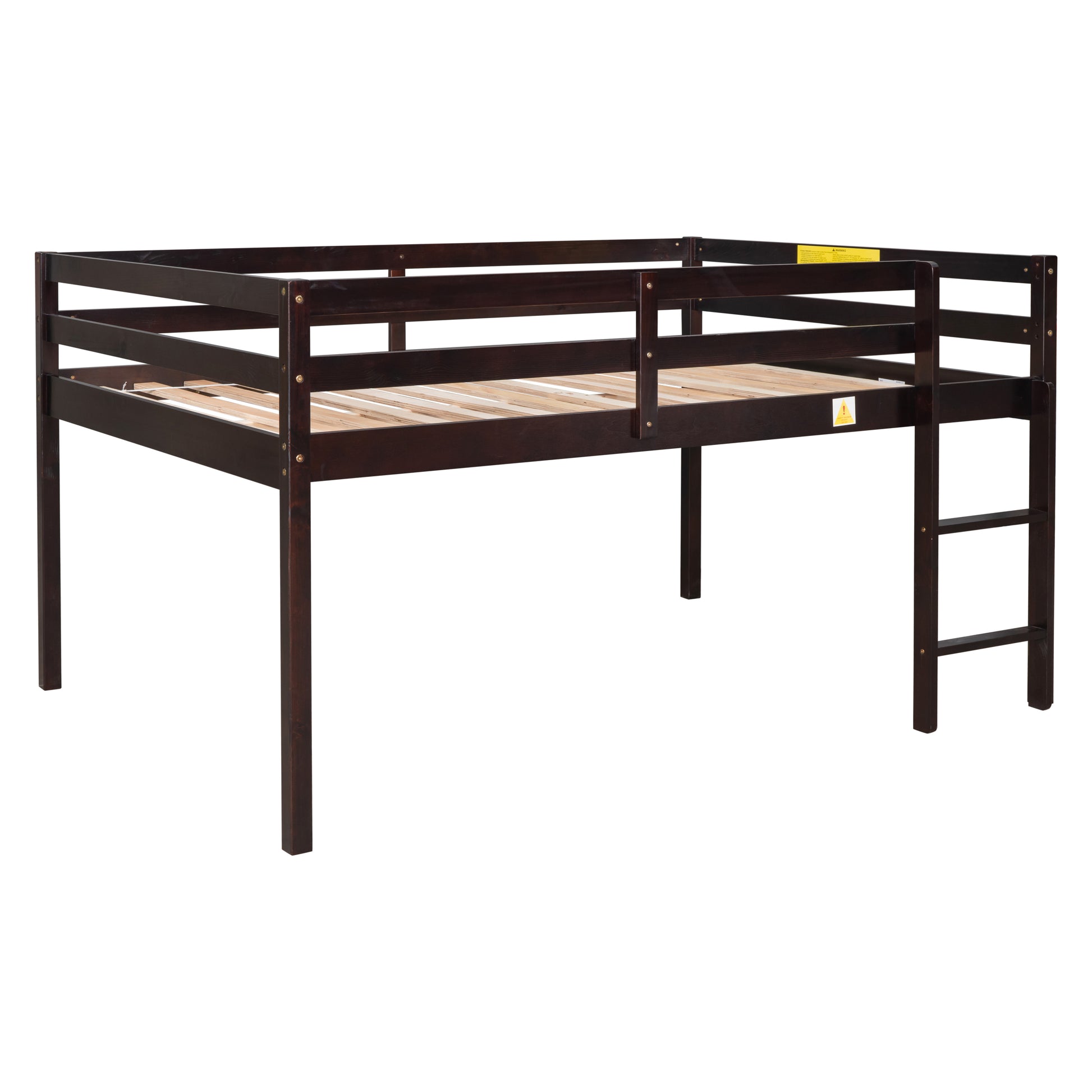 Full Loft Bed,Espresso Espresso Pine