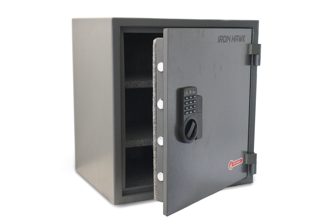 Large Office Safe Gray Steel