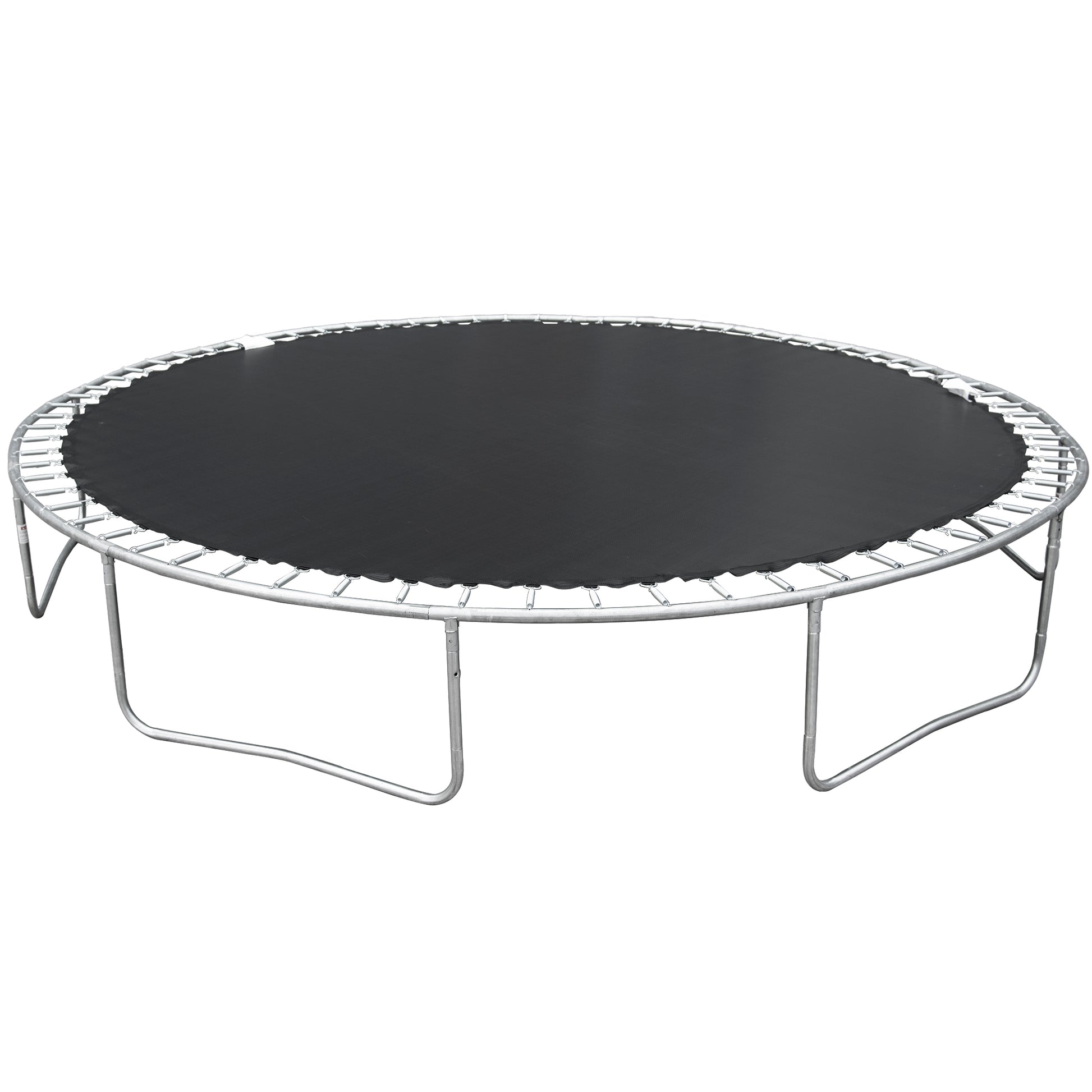 14Ft Trampoline For Adults & Kids With Basketball Hoop, Outdoor Trampolines W Ladder And Safety Enclosure Net For Kids And Adults Blue Metal