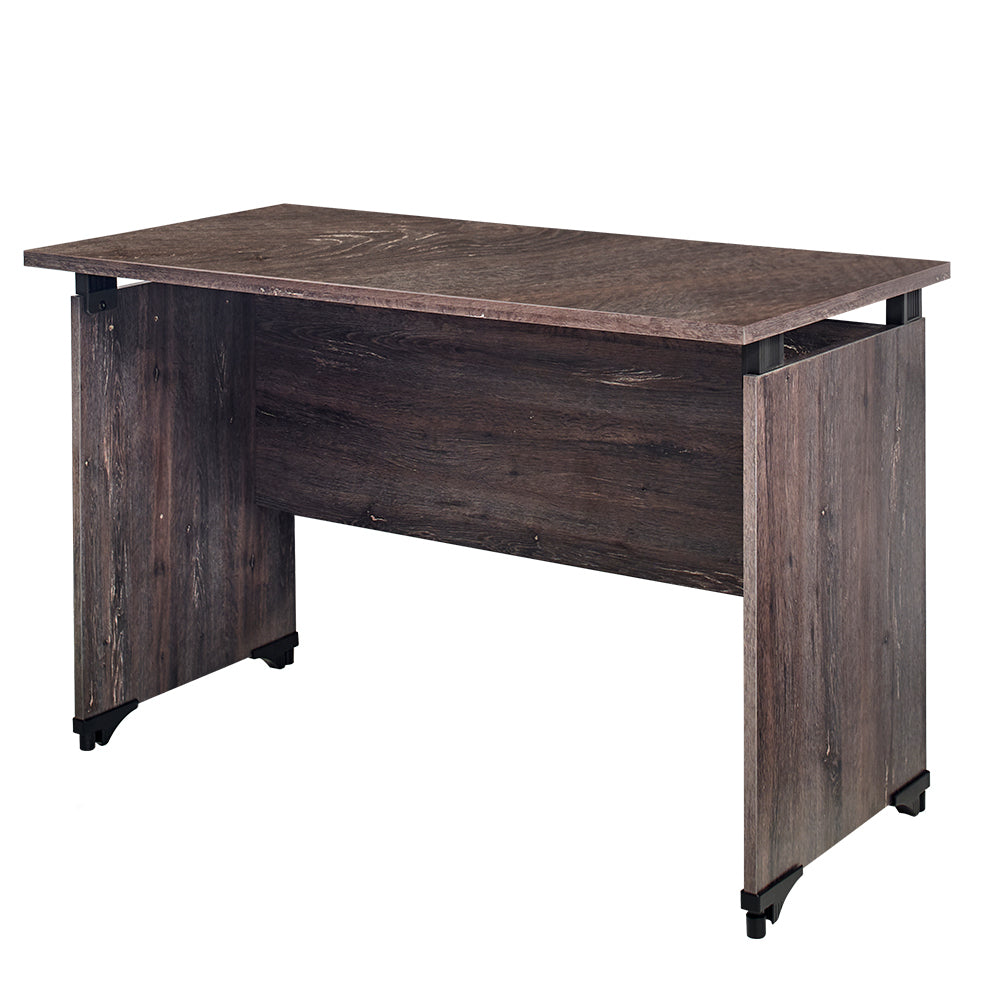 Urban Farmhouse Composite Wood Writing Desk In Rustic Gray Gray Solid Wood