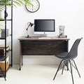 Urban Farmhouse Composite Wood Writing Desk In Rustic Gray Gray Solid Wood