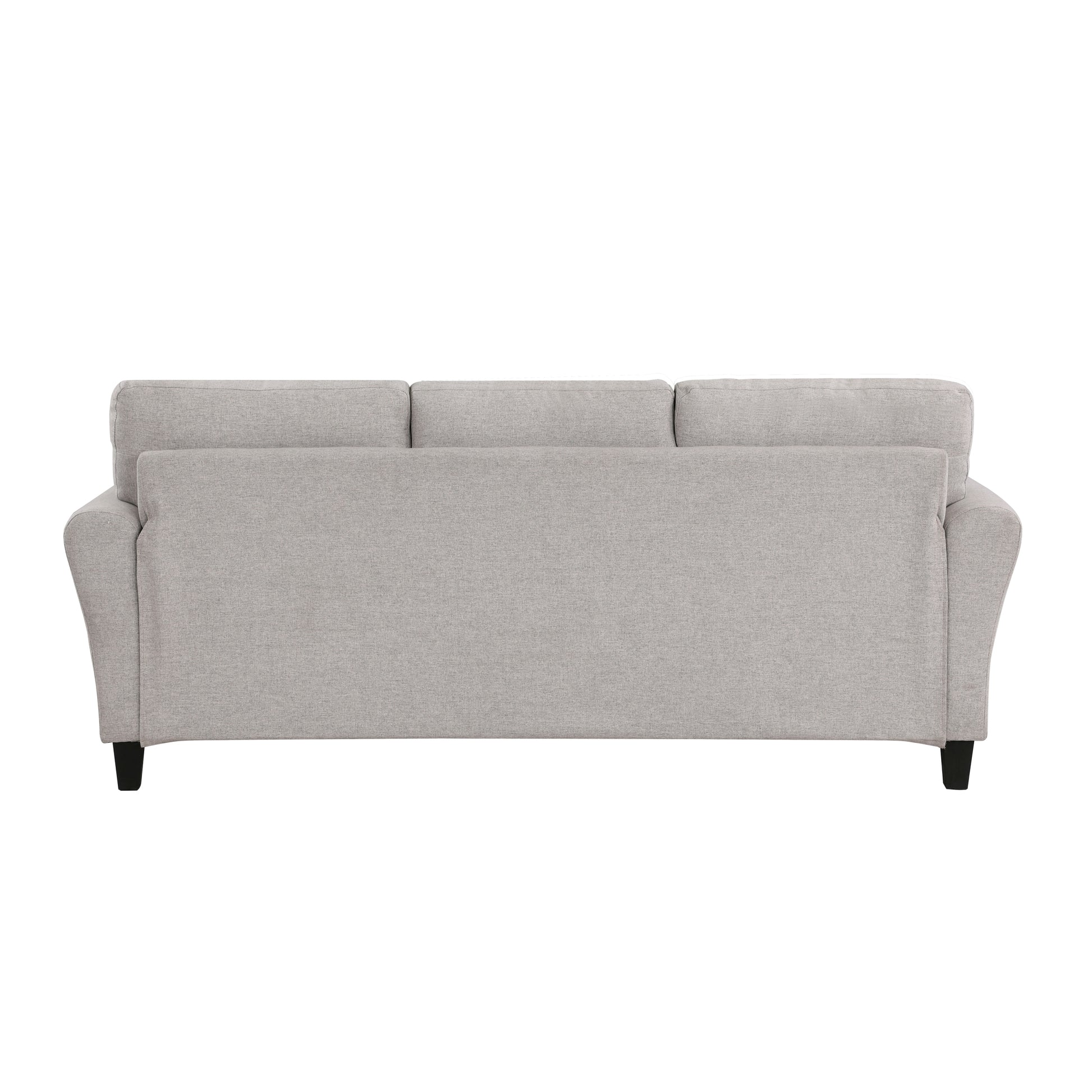 Modern Transitional Sand Hued Textured Fabric Upholstered 1Pc Sofa Attached Cushions Living Room Furniture Desert Sand Primary Living Space Modern,Transitional Fabric