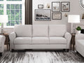 Modern Transitional Sand Hued Textured Fabric Upholstered 1Pc Sofa Attached Cushions Living Room Furniture Desert Sand Primary Living Space Modern,Transitional Fabric