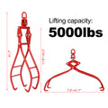 4 Claw Timber Log Lifting Logging Tongs Grabber Tong 36