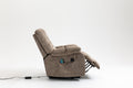 Recliners Lift Chair Relax Sofa Chair Livingroom Furniture Living Room Power Electric Reclining For Elderly Beige Brown Chenille Down Filling