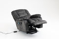 Recliners Lift Chair Relax Sofa Chair Livingroom Furniture Living Room Power Electric Reclining For Elderly Beacon Grey Fabric Chenille