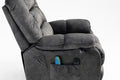 Recliners Lift Chair Relax Sofa Chair Livingroom Furniture Living Room Power Electric Reclining For Elderly Beacon Grey Fabric Chenille