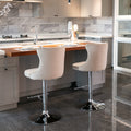 Swivel Velvet Barstools Adjusatble Seat Height From 25 33 Inch, Modern Upholstered Chrome Base Bar Stools With Backs Comfortable Tufted For Home Pub And Kitchen Island Khaki,Set Of 2 Khaki Foam Velvet