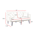 Black Velvet Sofa Bed Black Wood Foam Velvet 2 Seat