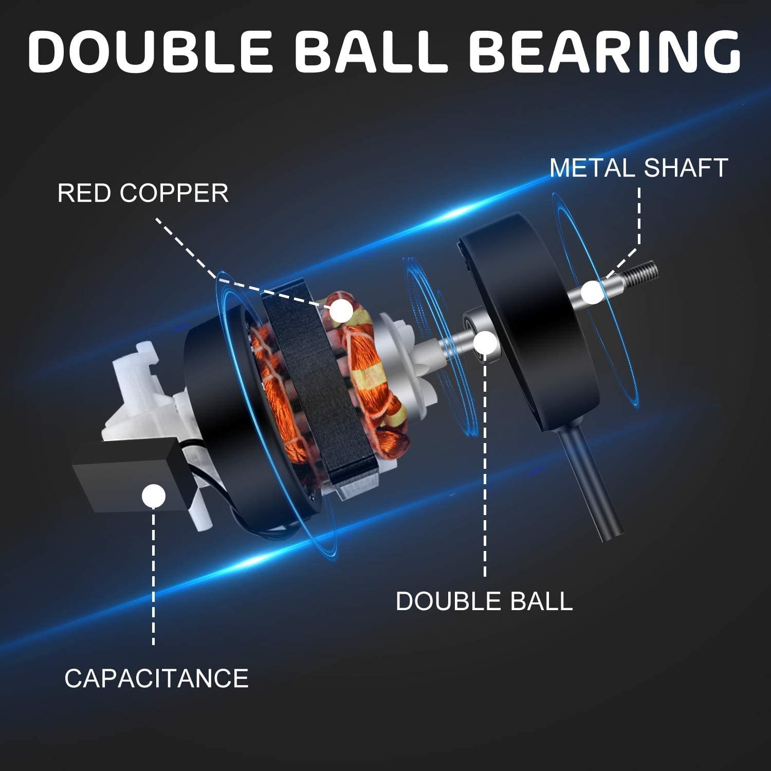 24 Inch Industrial Wall Mount Fan, 3 Speed Commercial Ventilation Metal Fan For Warehouse, Greenhouse, Workshop, Patio, Factory And Basement High Velocity Black Metal