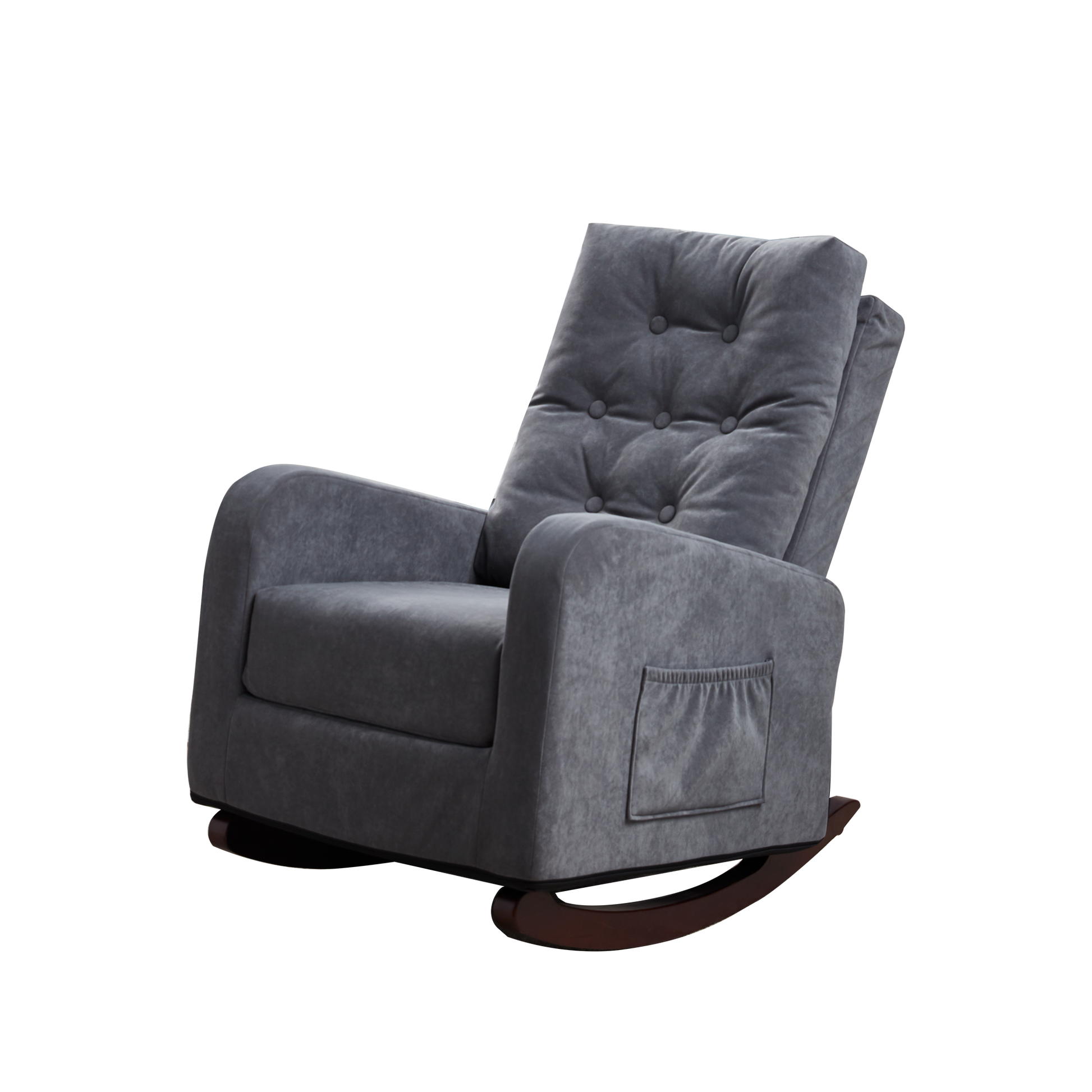 Single Sofa Reclining Chair Japanese Chair Lazy Sofa Tatami Balcony Reclining Sofa Adjustable Chair Antique Gray Metal