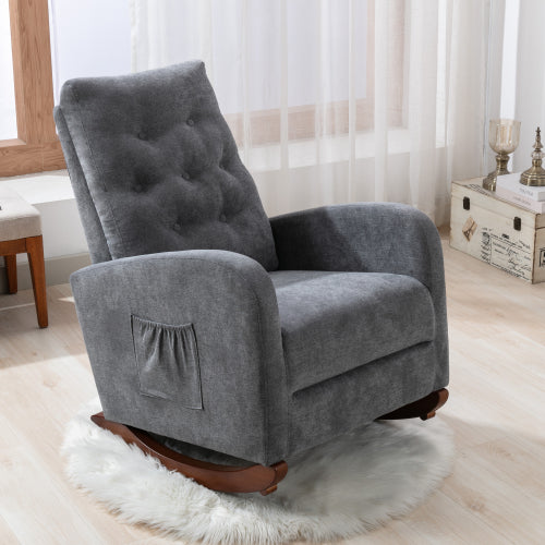 Single Sofa Reclining Chair Japanese Chair Lazy Sofa Tatami Balcony Reclining Sofa Adjustable Chair Antique Gray Metal