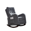 Single Sofa Reclining Chair Japanese Chair Lazy Sofa Tatami Balcony Reclining Sofa Adjustable Chair Antique Gray Metal