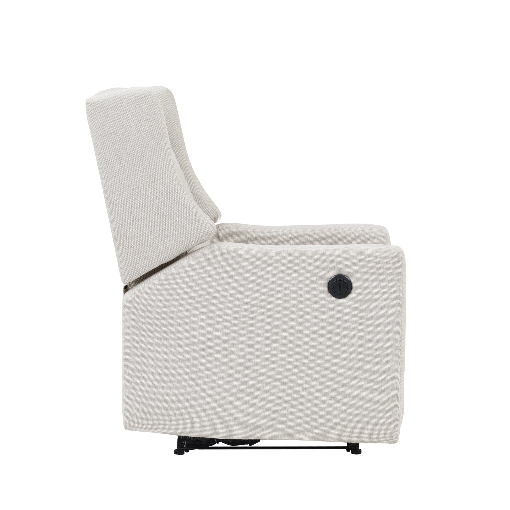 Pronto Power Recliner Buff Fabric Beige Polyester Polyester