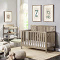 Barnside Toddler Guard Rail Vintage Chestnut Chestnut Wood