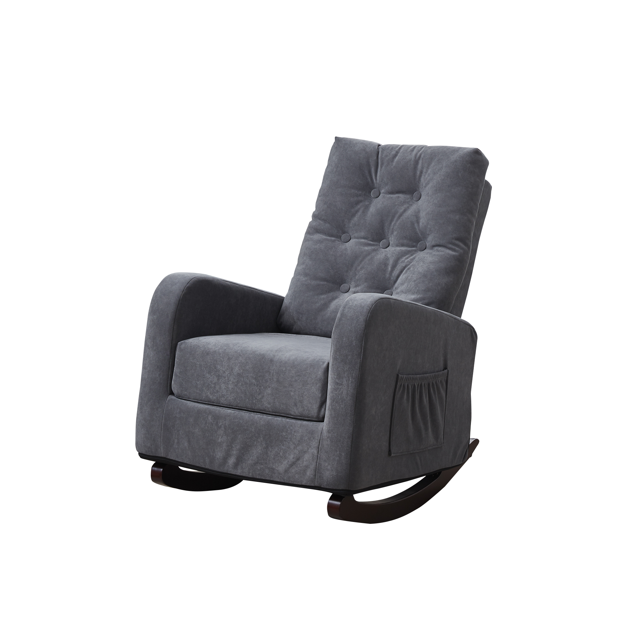 Single Sofa Reclining Chair Japanese Chair Lazy Sofa Tatami Balcony Reclining Sofa Adjustable Chair Antique Gray Metal