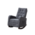 Single Sofa Reclining Chair Japanese Chair Lazy Sofa Tatami Balcony Reclining Sofa Adjustable Chair Antique Gray Metal