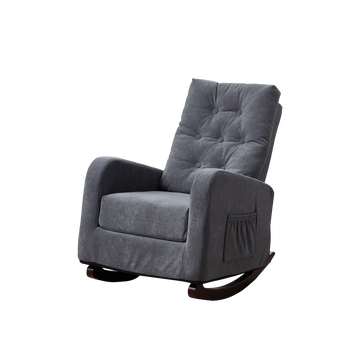 Single Sofa Reclining Chair Japanese Chair Lazy Sofa Tatami Balcony Reclining Sofa Adjustable Chair Antique Gray Metal