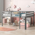 Full Loft Bed,Grey Grey Pine