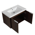 72 Inch Soft Close Doors Bathroom Vanity With Sink, A Small Storage Shelves, 30