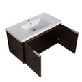 84 Inch Soft Close Doors Bathroom Vanity With Sink, A Small Storage Shelves, 36