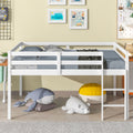 Full Loft Bed,White White Pine