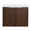 60 Inch Soft Close Doors Bathroom Vanity With Sink, A Small Storage Shelves, 24