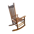 Balcony Porch Adult Rocking Chair Brown Brown Solid Wood