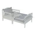 Blaire Toddler Bed White White Solid Wood