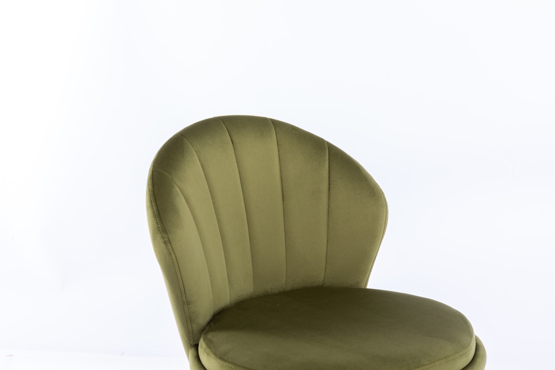Set Of 2 Bar Stools,With Chrome Footrest And Base Swivel Height Adjustable Mechanical Lifting Velvet Golden Leg Simple Bar Stool Light Green Light Green Foam Fabric