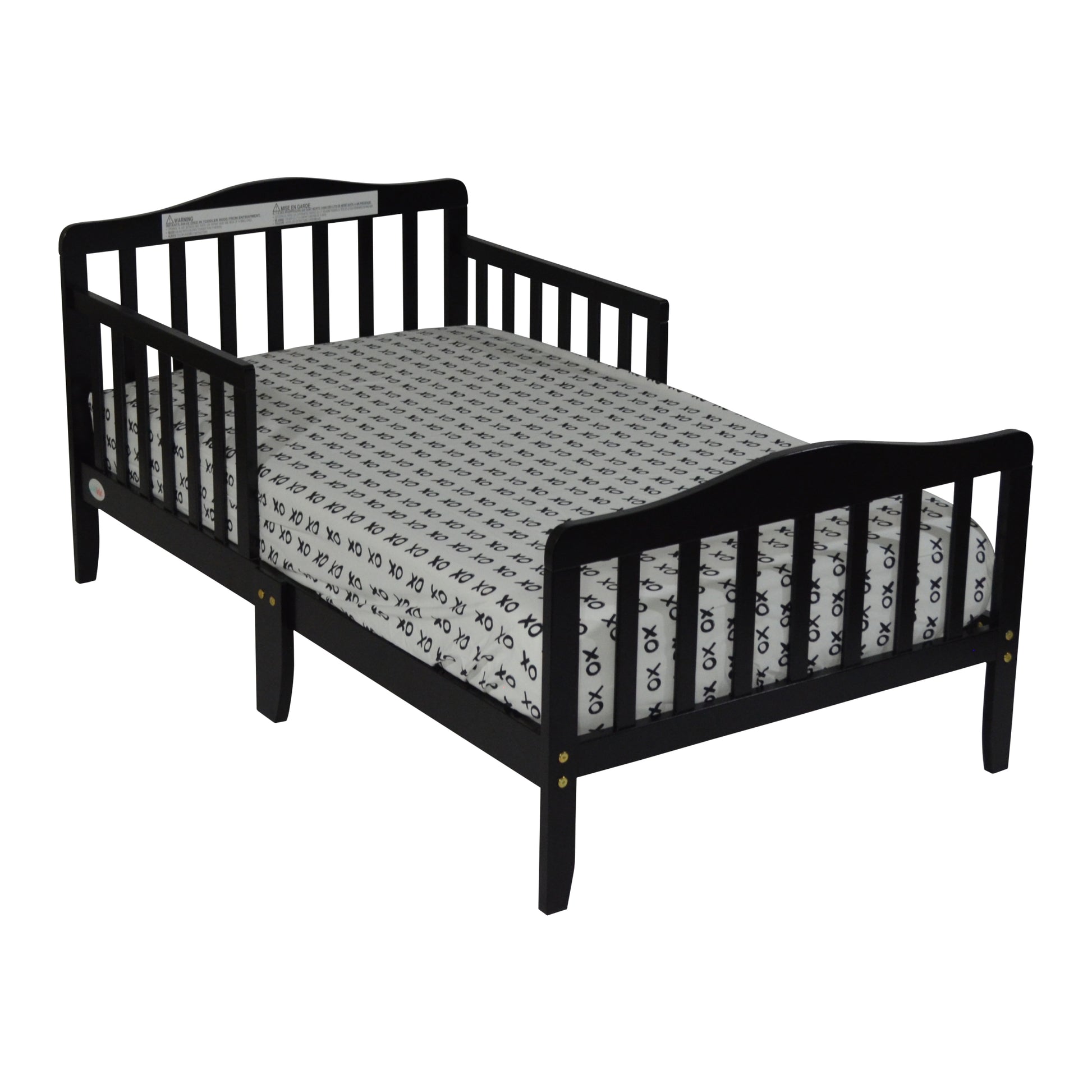 Blaire Toddler Bed Black Black Solid Wood