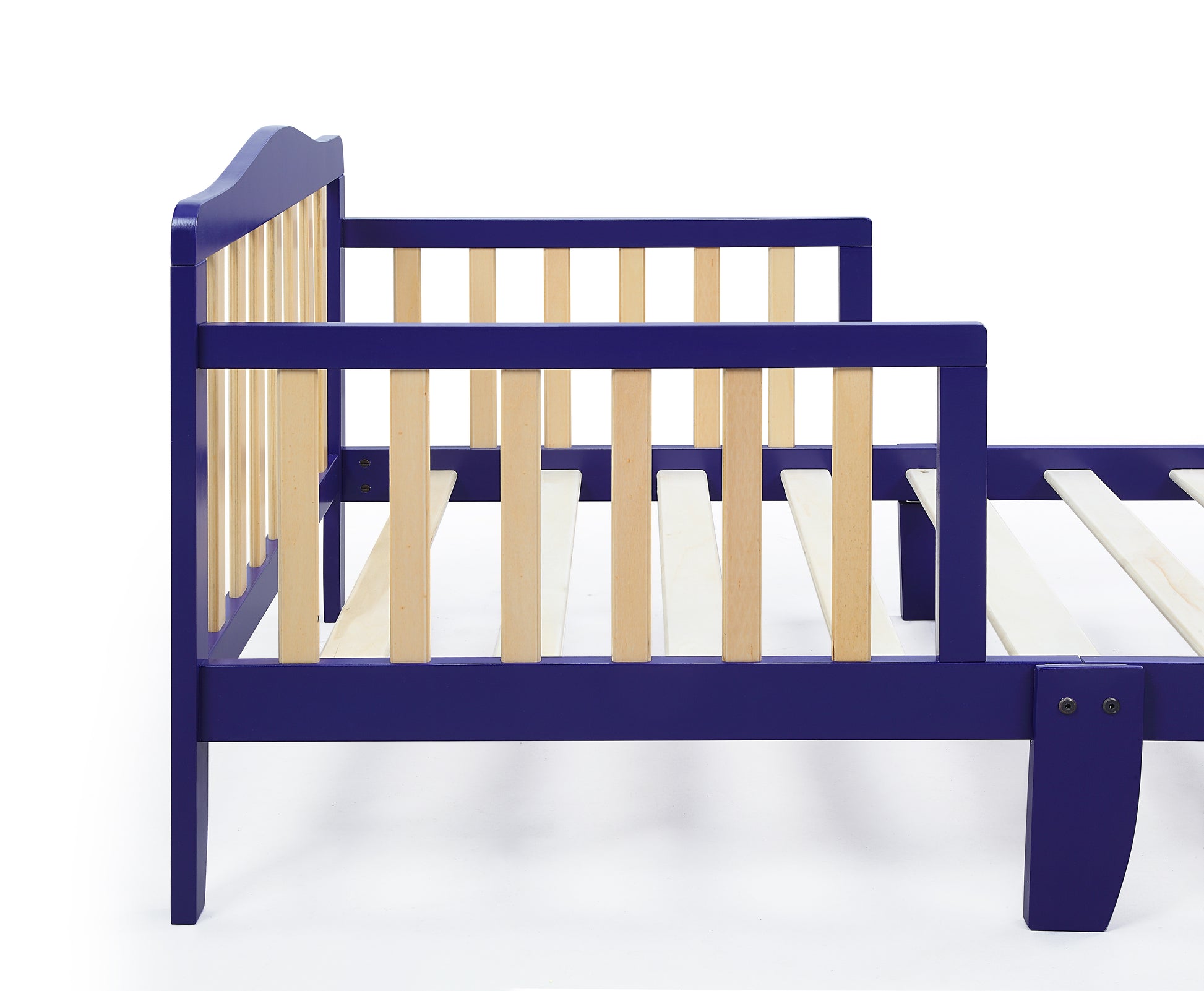 Twain Toddler Bed Blue Natural Blue Solid Wood