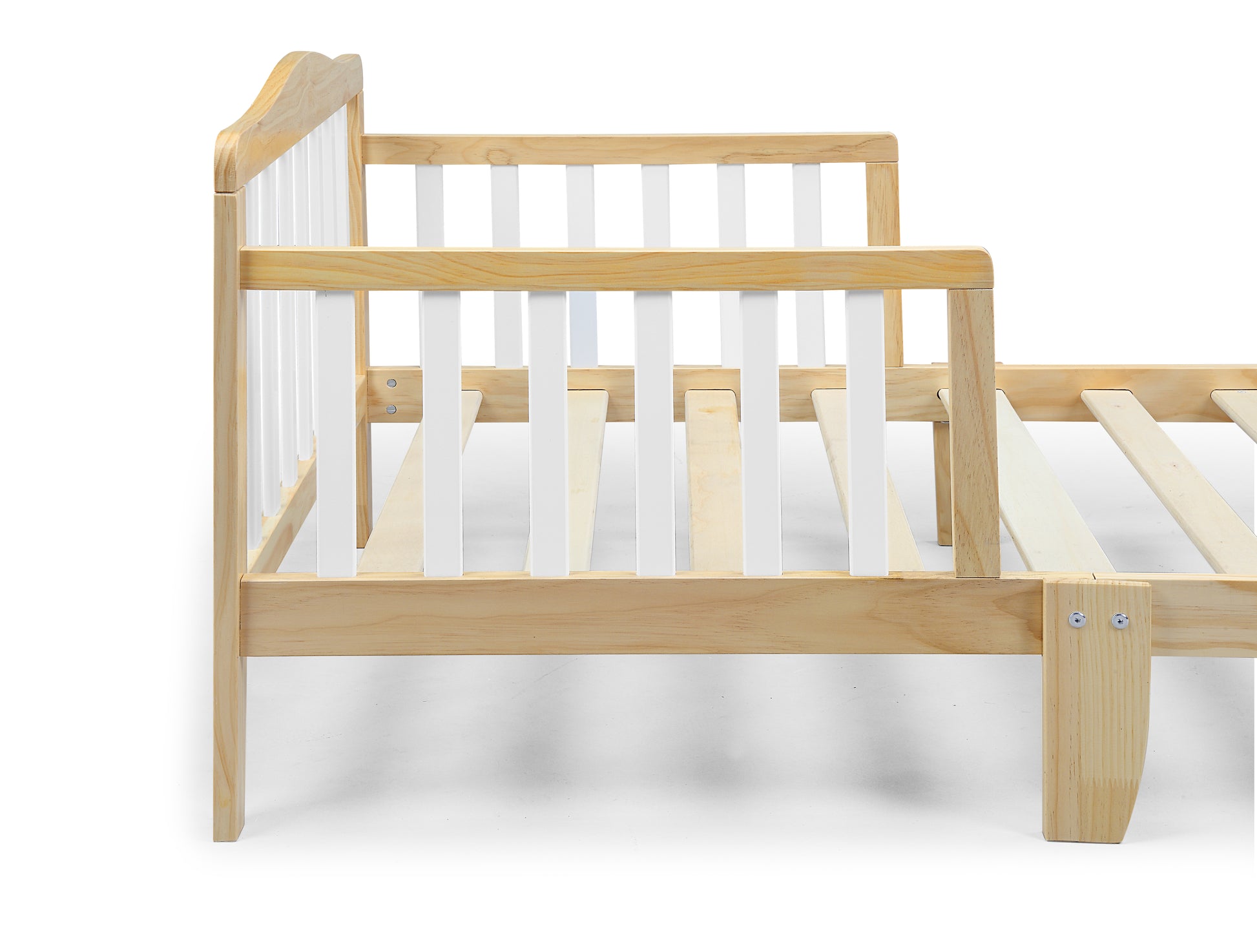 Twain Toddler Bed Natural White Natural Solid Wood